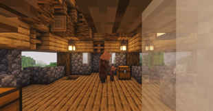 A Villager and a Baby Villager