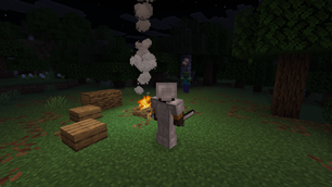 Hostile Mobs Noticing a Lit Campfire