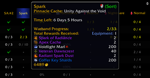Warband Progress