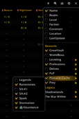 Settings - Rewards Filter