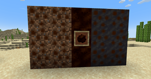 Brown coal and its blocks