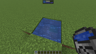 Pool made with Infinite Water Bucket.