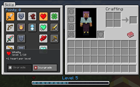 LevelUP being used with the codex: skills mod