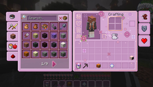 pink flowers gui