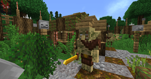 Hobgoblin in goblin village