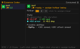 Unfed essence codex