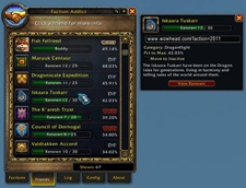 Faction Addict - Friends Tab