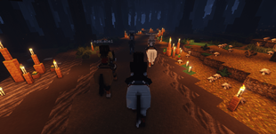 Spooky trail riding