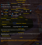 Main Options and Features Menu
