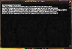 Export Window