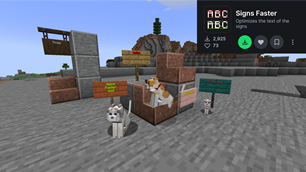 Signs Faster mod