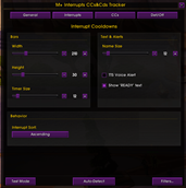 Interrupts settings