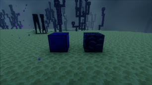 Block of Voidium and Raw Voidium