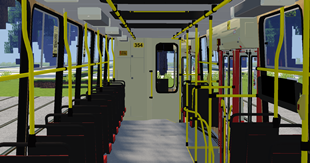 Konstal 105Na Interior