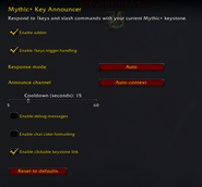 M+ !keys Settings