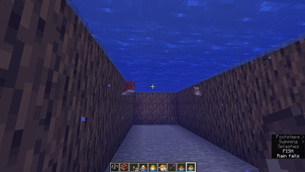 Subtitles showing the word "FISH" for an ambient sound.