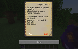 Default Lore Book Page 1