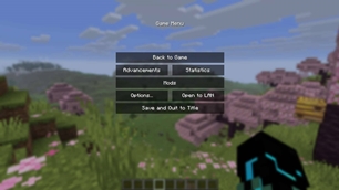 Game menu