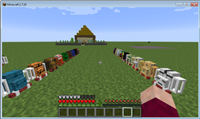 A collection of backpacks