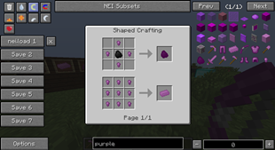 purple coal