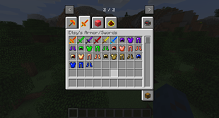 The armor and the swords!