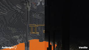 Dark Ravine with lava