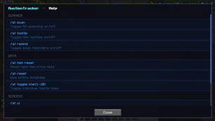 Help menu design