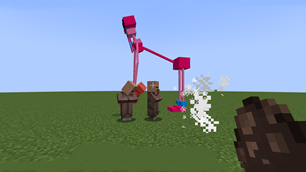Mommy long leg attack villager