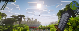 Looking at the sun in jungle