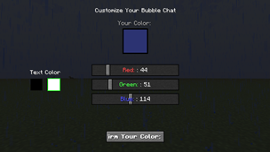 Menu Bubblify