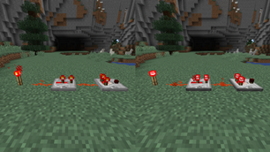 Redstone Repeater, Comparator & Torch
