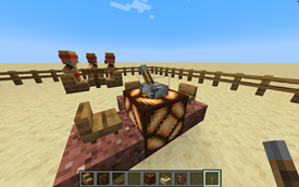 Villagers sitting