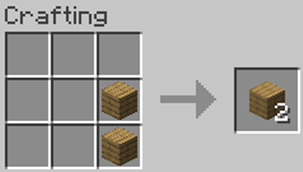 Half of oak planks craft