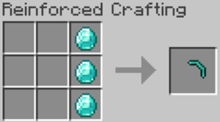 Regular pickaxe part craft