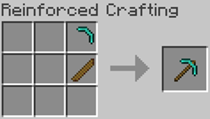 Regular pickaxe craft