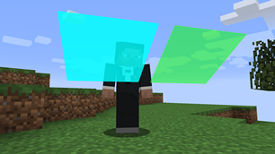 Chunk origin green and next chunk blue.