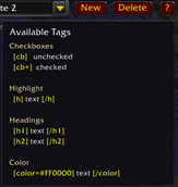 Tags