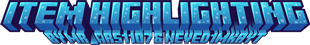 Item Highlighting