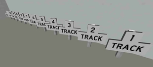 Track Count Signs
