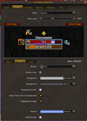 Nameplate editor - with drag-and-drop