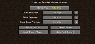 World type Preset settings #1