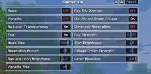 Somber Recommended settings