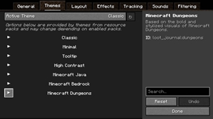 In-Game Config Screen