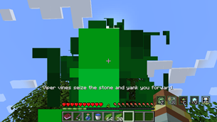 Grapple vine in use by Flora player