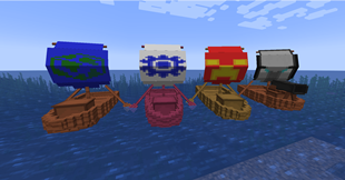 Ships of different colors