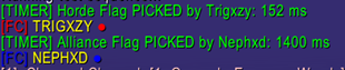 Return/Repick Timer in chat.