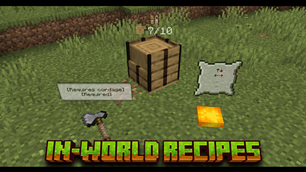 In-world recipes