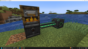 Bio_Generator requiring battery and transfering power to Mekanism Energy Cube.png