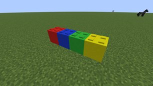 Plastic bricks.