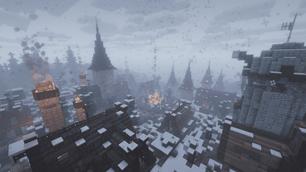 snow village